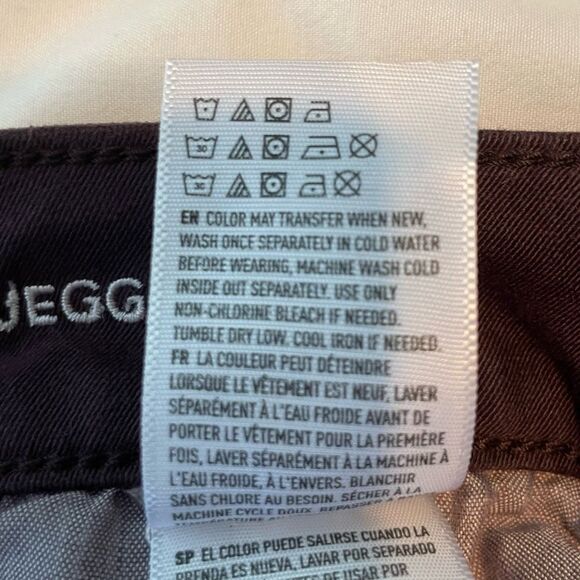 American Eagle Jegging Jeans Purple Color Wash High-Rise Crop Denim 0 - Picture 9 of 9